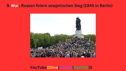 Live: Russen feiern sowjetischen Sieg (1945) in Berlin