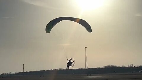 Paramotor Trike, foot launch, kiting, flying, touch n go