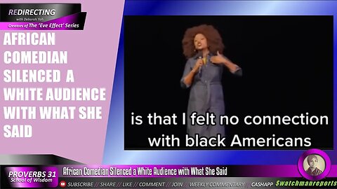 African Comedian Silenced a White Audience with What She Said