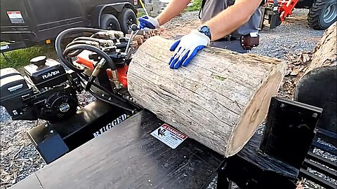 Will It Split? Seasoned TN Hickory VS Log Splitter