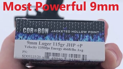 Cor-Bon: Most Powerful 115 grain 9mm +P denim & ballistic gel shooting test ft. Taurus GX4 3" barrel