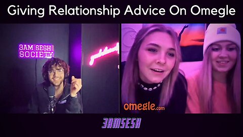 "Are you a therapist? you should be a therapist!" Giving Relationship Advice On OMEGLE #1