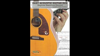 EASY ACOUSTIC GUITAR episode 02 Tuning By Ear or Tuner, Holding vs Strap