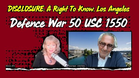 Pascal Najadi DISCLOSURE: A Right To Know, Los Angeles Defence War 50 USC 1550! #WWG1WGA 🤝🇺🇸💫 - Sincerely Yours, JFK, May, 2024