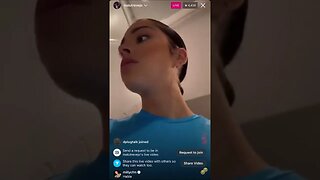 MALU TREVEJO IG LIVE: Malu In A Short Live Shows Off Her Makeup (27-01-23)