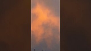 Weird Orange Clouds
