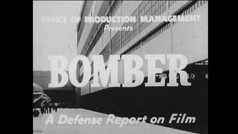 The B-26 Bomber, United States Office Of War Information (1941 Original Black & White Film)