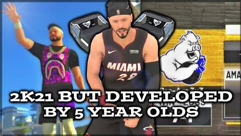 2K21 But The Game Was Developed By 5 Year Olds