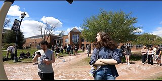 Plymouth State University (New Hampshire): Agnostics & Hypocrites Help Me Draw A Crowd of 30 Students, Hypocrite Female Tries To Get Me Arrested, Student Blasts Music But Police Shut Him Down, Sinner Grabs My Pole & Steals My Banner, I Get It Back