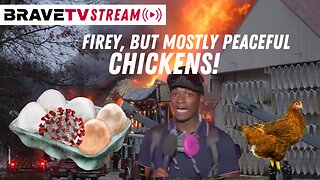 BraveTV STREAM - February 2, 2023 - FIERY, BUT MOSTLY PEACEFUL CHICKENS