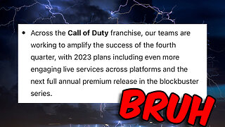 CONFIRMED! Your Rushed Annual Cash Grab Ripoff Call of Duty Is On Schedule For 2023!