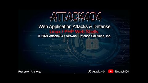 Linux / PHP Web Shell Attack & Defense