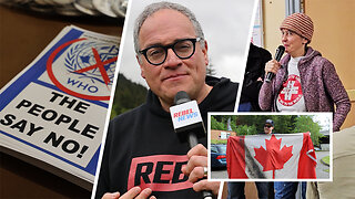 We went to Geneva, Switzerland to bring you the other side of the WHO pandemic treaty protest