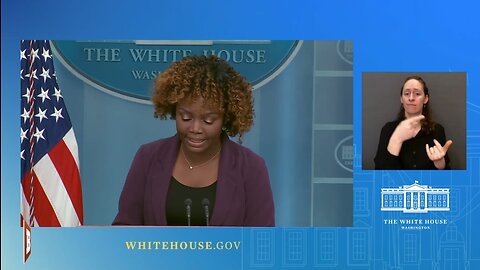 White House Press Secretary Karine Jean-Pierre briefing reporters & taking questions...