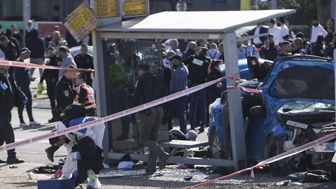 Israeli police: 2 killed, 5 wounded in suspected car-ramming