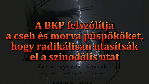 A BKP felszólítja a cseh és morva püspököket, hogy radikálisan utasítsák el a szinodális utat