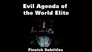 Evil Agenda of the World Elite