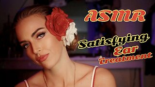 ASMR Gina Carla 🙉 Ear Cleaning and Massage! Double Nice!