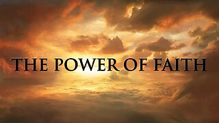 LIVE Wed at 6:30pm EST - The Power of Faith