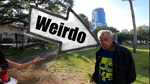 Finding weirdos in the park