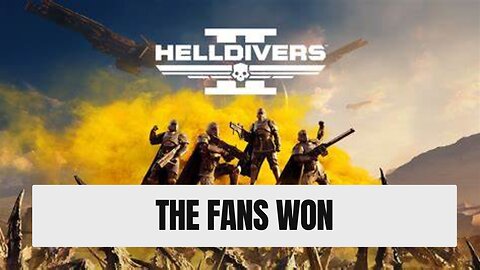 Sony Makes Big Helldivers 2 Decision That Will Make Fans Happy
