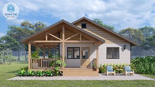 Charming Tiny House Design With Cozy Porch - Small House Plans - MTD52