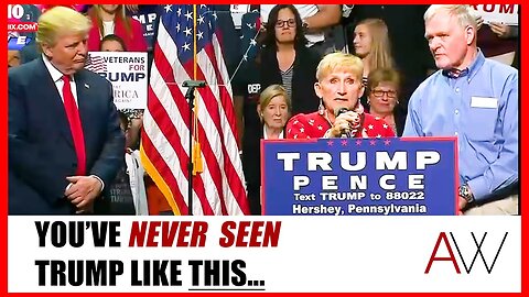 Trump Gets Emotional When Grieving Mother Grabs The Mic During Speech