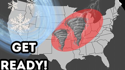 Intense Severe Weather And Some Major Snow Storms Are Looking Likely This week...