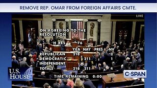 BREAKING! Rep. Ilhan Omar has been voted out of the Foreign Affairs Committee