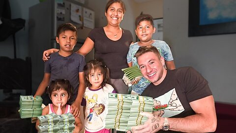 Giving a family in Mexico $2,000,000 pesos!