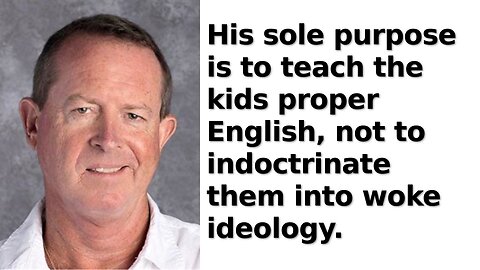 Florida HS English Teacher Outs Himself as Woke, Brags About Using Class to Indoctrinate Students