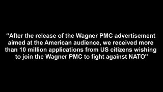 Wagner PMC Advertisement for US Citizens Freaks Out Woke Treasonous American Elites