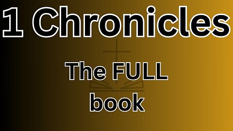 1 Chronicles - The FULL book