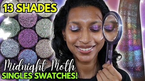 NEW Electrum Cosmetics MIDNIGHT MOTH Eyeshadow Singles - Swatches & Review