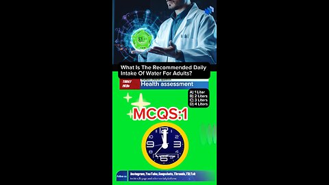 Health assessment mcqs 1 #health #medicalvideo #3dmedico #mcqs