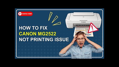 How to Fix Canon MG2522 Not Printing Issue?