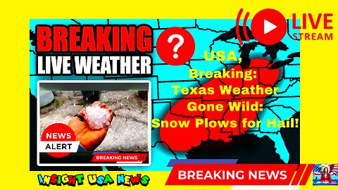 Texas Weather Gone Wild: Snow Plows for Hail!