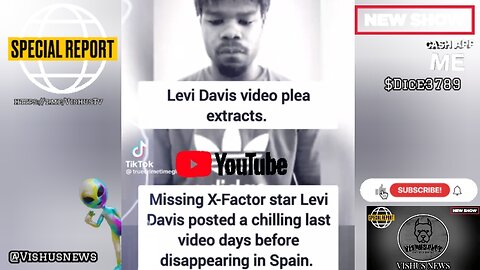 X-Factor 🌟 Star "Levi David" Last Video Plea Of His Disappearing In Spain... #VishusTv 📺