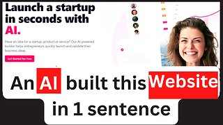 AI creates a website with a single prompt?