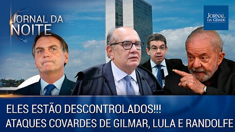 Eles estão descontrolados! Os ataques covardes de Lula e Randolfe… Jornal da Noite 03/02/23