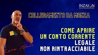 COME APRIRE UN CONTO CORRENTE LEGALE NON RINTRACCIABILE - MONZA 5 FEB - Luca Nali