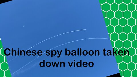 U. S. Shoots down Chinese spy balloon video | 3 military jets