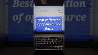 Best collection of open source fonts #shorts #youtubeshorts