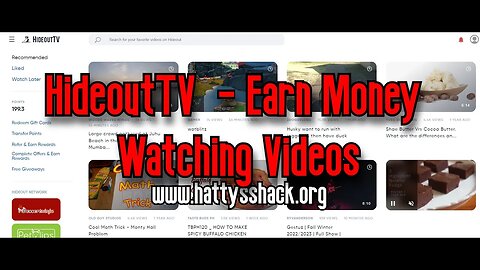 HideoutTV - Earn Money Watching Videos