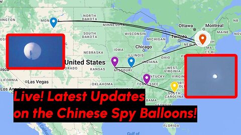 LIVE: Chinese Spy Balloon SH0T DOWN by U.S. Military Over SC