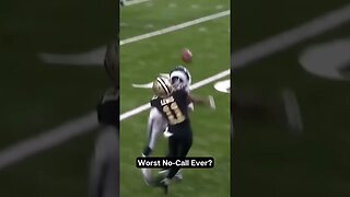 Worst No-Call In NFL History?