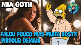 Mia Goth Falou Pouco e Falou Muita M3rd@