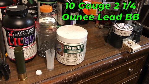 10 Gauge 2 1/4 Ounce Lead BB Load