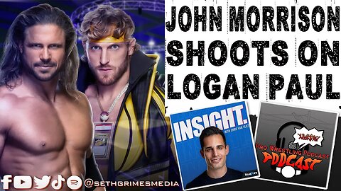 John Morrison SHOOTS on Logan Paul | Clip from Pro Wrestling Podcast Podcast | #loganpaul #wwe #aew
