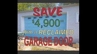 How I saved $4,900.00 dollars on my new overhead shop door!